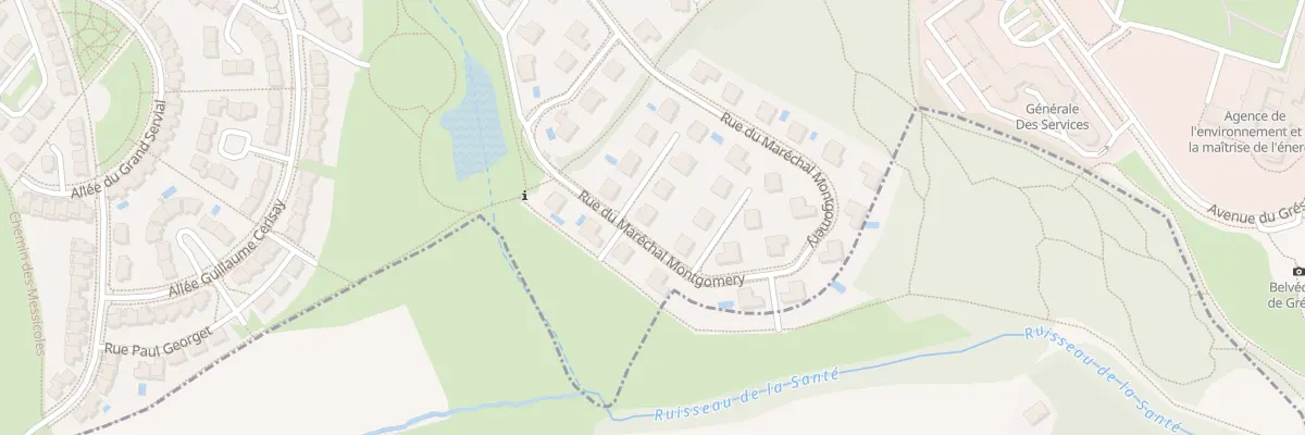 Plan du 26 Rue du Maréchal Montgomery à Angers