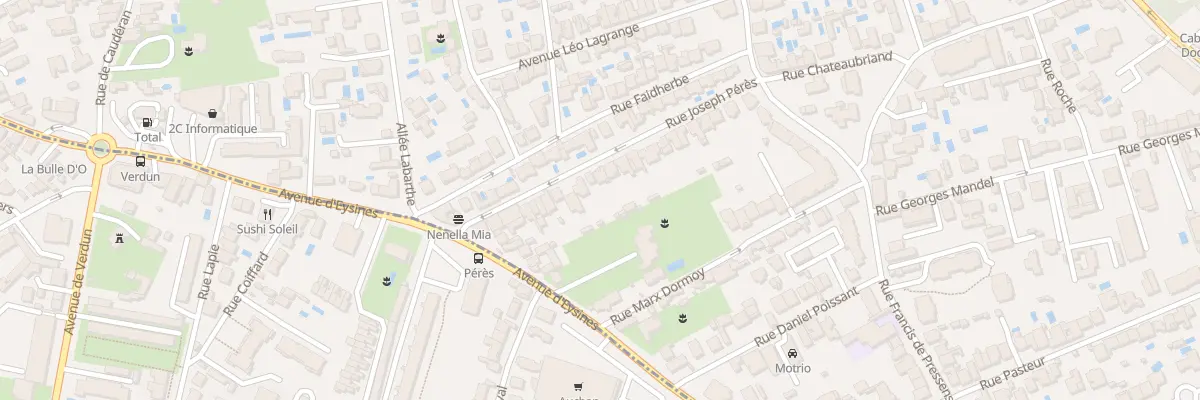 Plan du 32 Rue Joseph Peres au Bouscat
