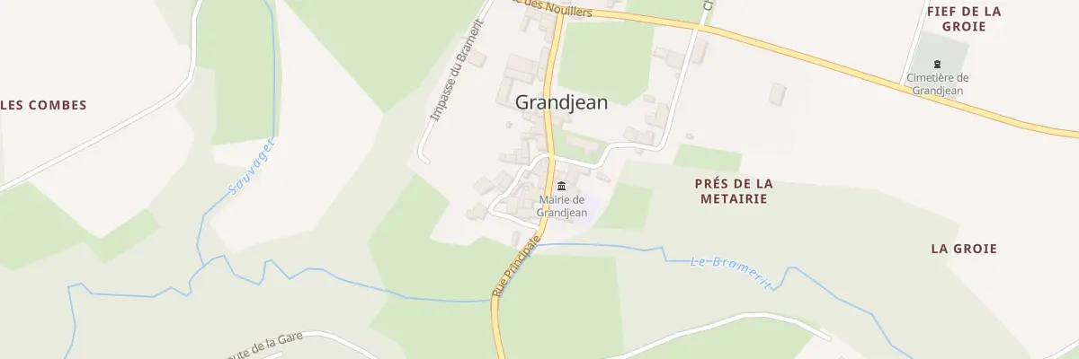 Plan du 22 Rue Principale à Grandjean