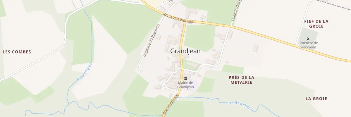 Plan du 16 Rue Principale à Grandjean