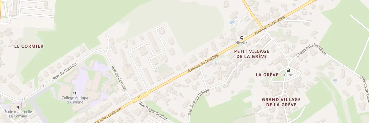 Plan du 137 Av de Nivelles à Saintes