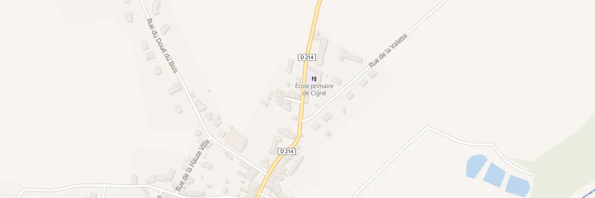 Plan du 47 Rue du Bocage (Cigné) à Ambrières-les-Vallées