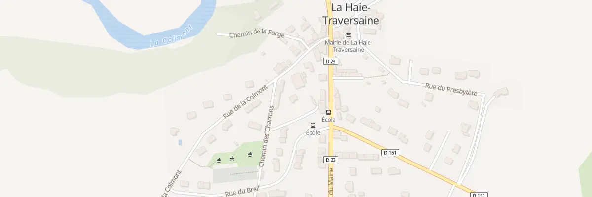 Plan du 17 Rue de la Colmont à La Haie-Traversaine