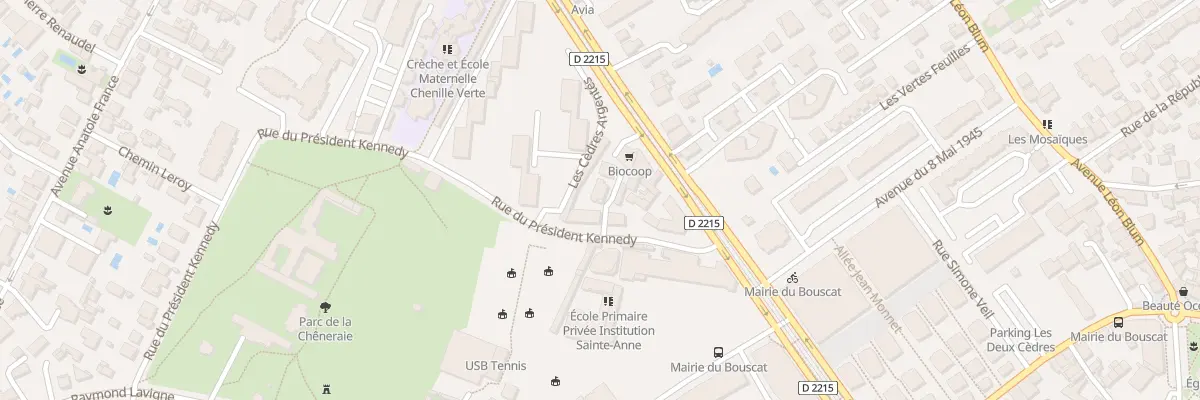 Plan du 106 Rue President Kennedy au Bouscat