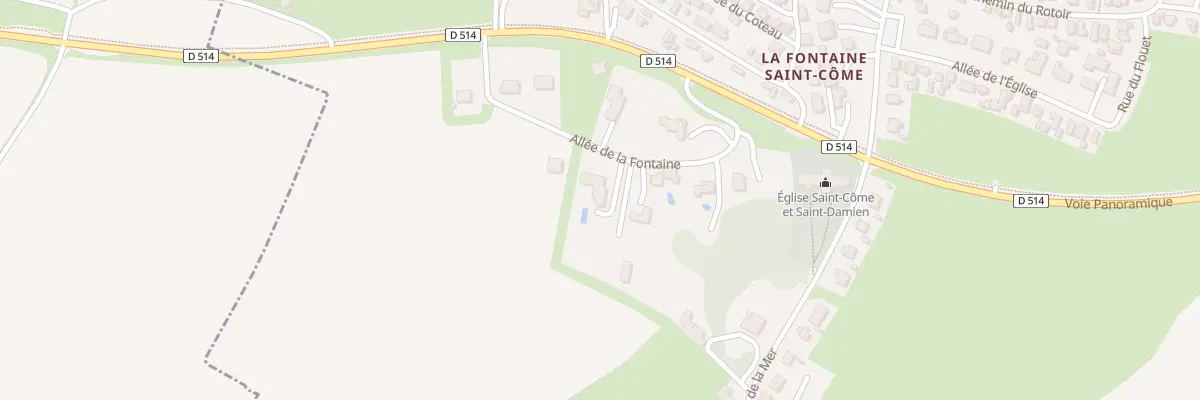 Plan du 9B All de la Fontaine à Saint-Côme-de-Fresné