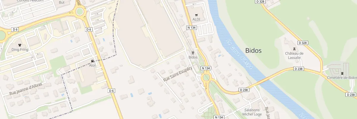 Plan du 7 Rue Guynemer à Bidos