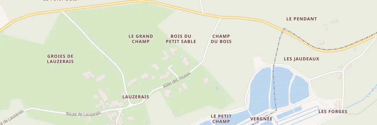 Plan du 21 All des Yeuses à Saint-Vaize