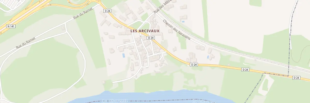 Plan du 4 Rue des Rocs à Saintes