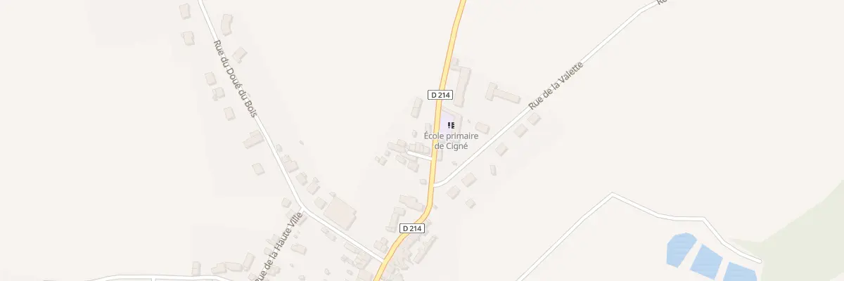 Plan du 49 Rue du Bocage (Cigné) à Ambrières-les-Vallées