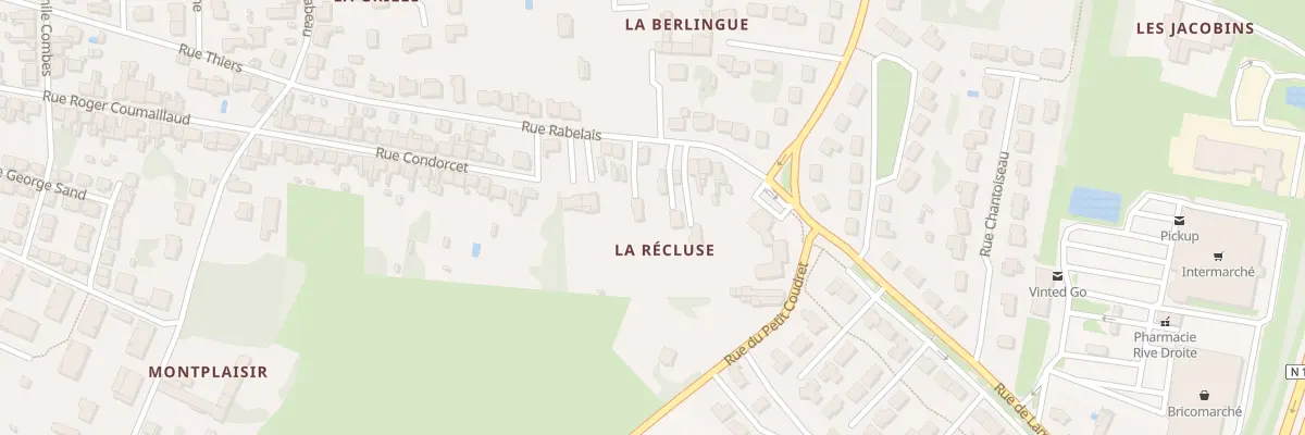 Plan du 46 Rue Rabelais à Saintes
