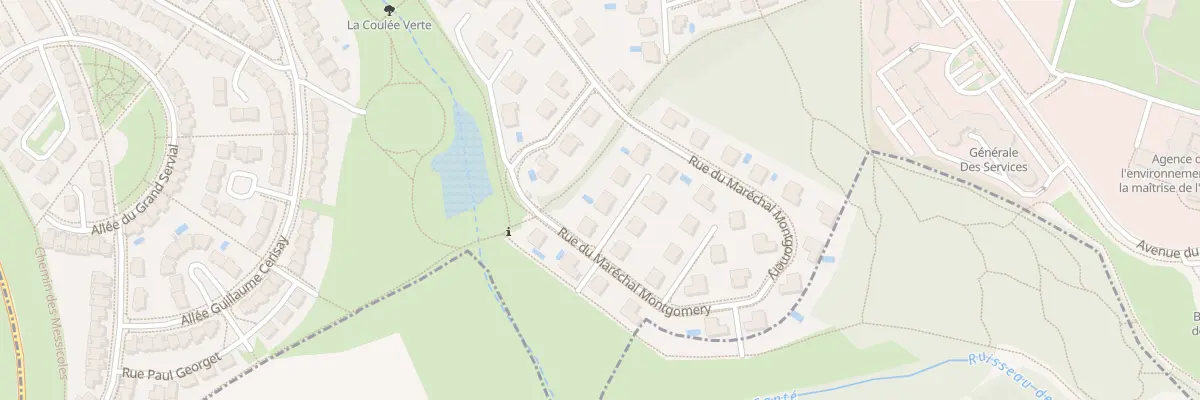Plan du 38 Rue du Maréchal Montgomery à Angers
