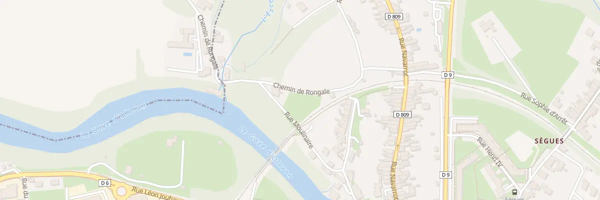 Plan du 181 Che de Rongale à Oloron-Sainte-Marie