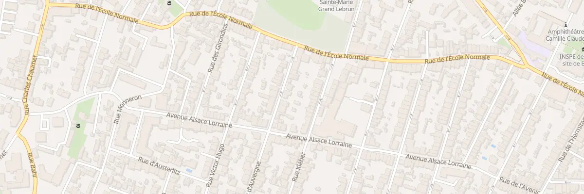 Plan du 22 Rue La Tour d’Auvergne à Bordeaux