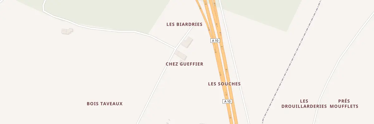 Plan du 2 Chez Gueffier à Saint-Ciers-du-Taillon