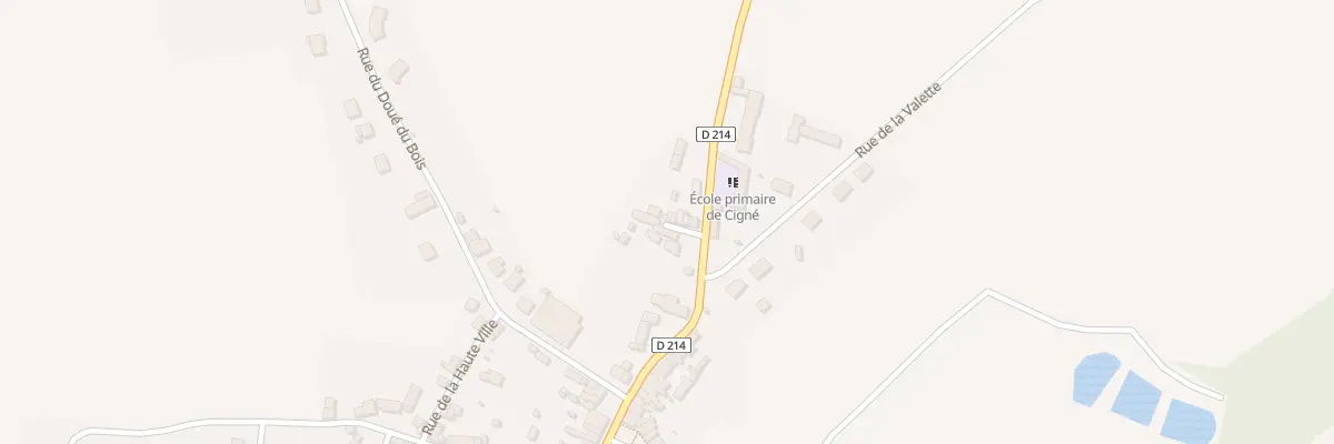 Plan du 51B Rue du Bocage (Cigné) à Ambrières-les-Vallées