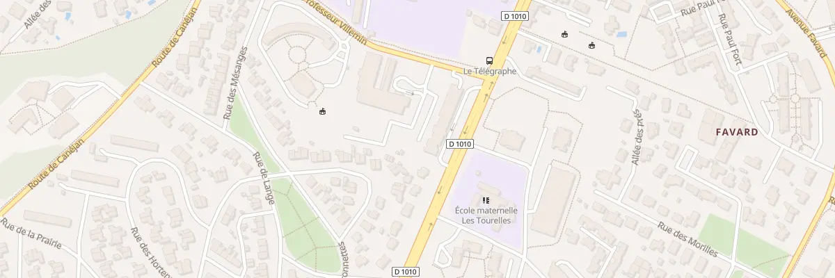 Plan du 9001 Res l’Host à Gradignan