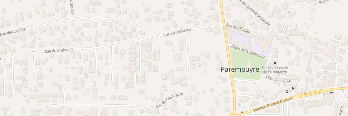 Plan du 6 Rue du Procurayre à Parempuyre