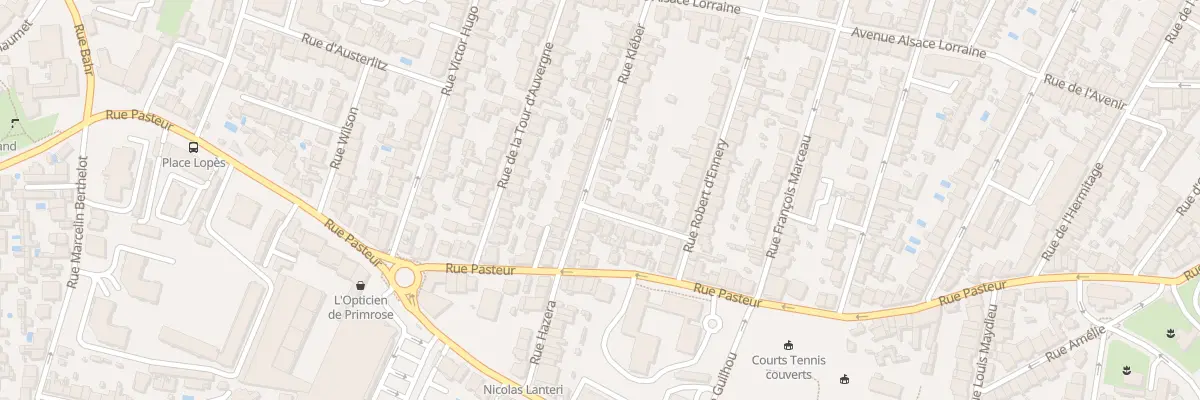 Plan du 80 Rue Kleber Caud à Bordeaux
