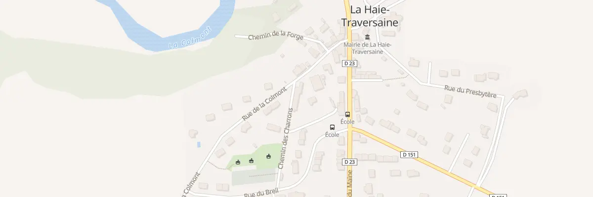 Plan du 1 Che des Charrons à La Haie-Traversaine