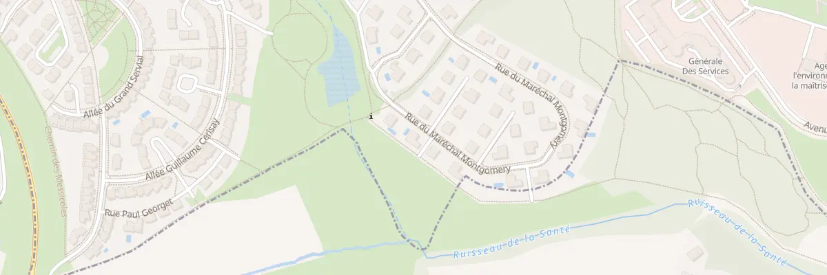 Plan du 31 Rue du Maréchal Montgomery à Angers