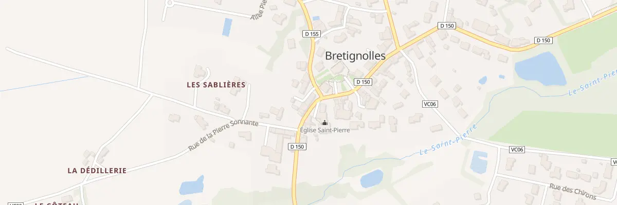 Plan du 13 Rue Saint Pierre à Bretignolles