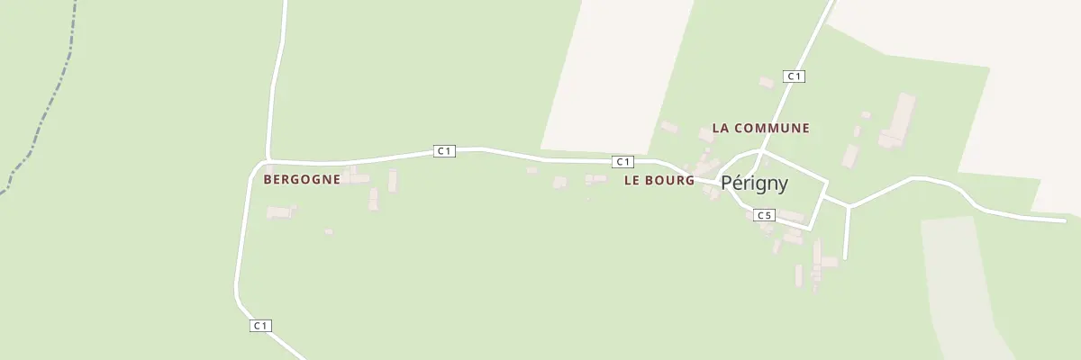 Plan du 6108 Le Bourg à Périgny