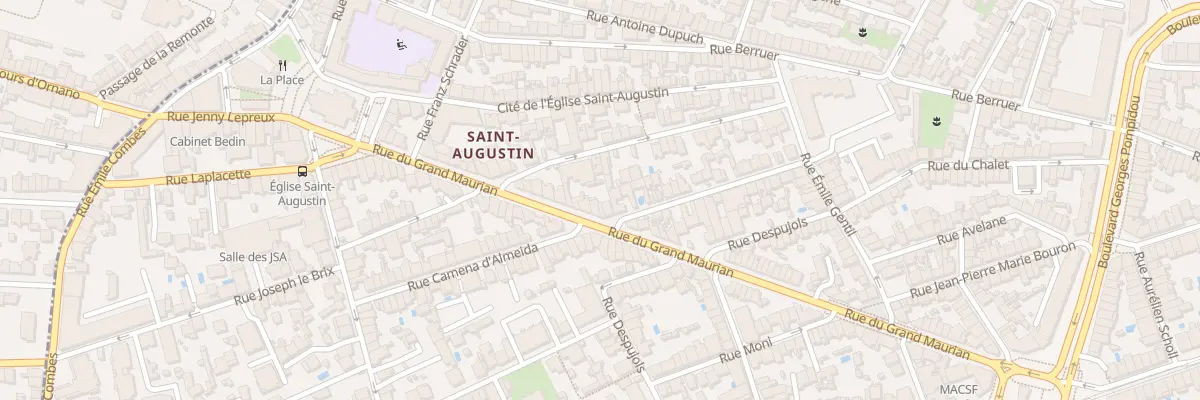 Plan du 77 Rue du Grand Maurian à Bordeaux