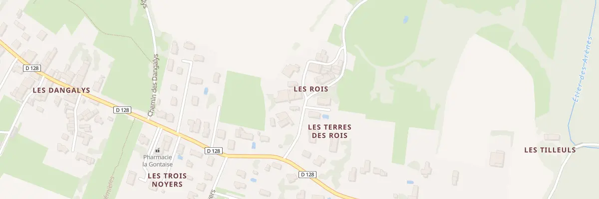 Plan du 1A Rue des Frênes aux Gonds