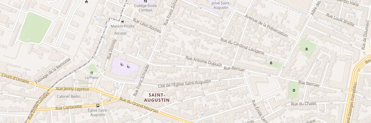 Plan du 167 Rue Berruer à Bordeaux