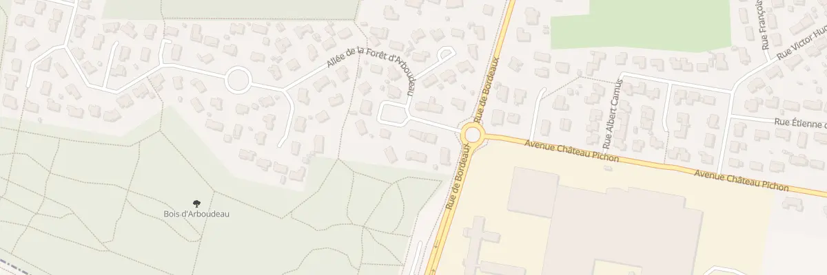 Plan du 5 Av de la Foret D Arboudeau à Parempuyre