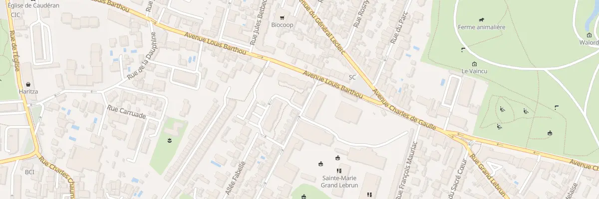 Plan du 7 Rue de la Cape à Bordeaux