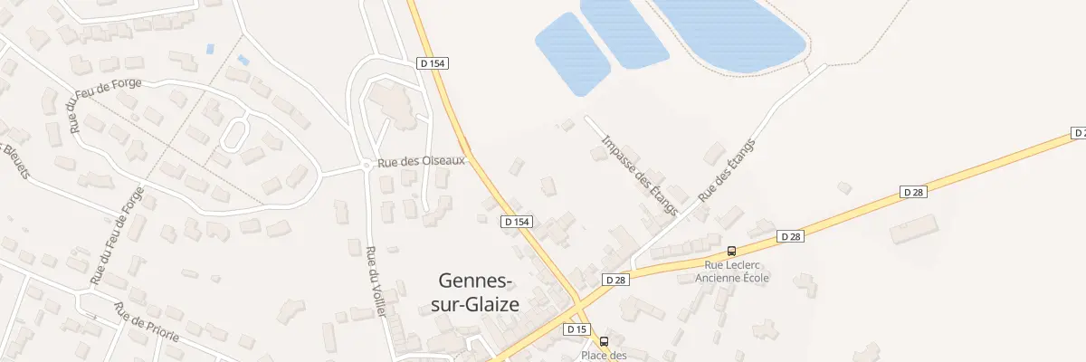 Plan du 6 Rue du Maine à Gennes-Longuefuye
