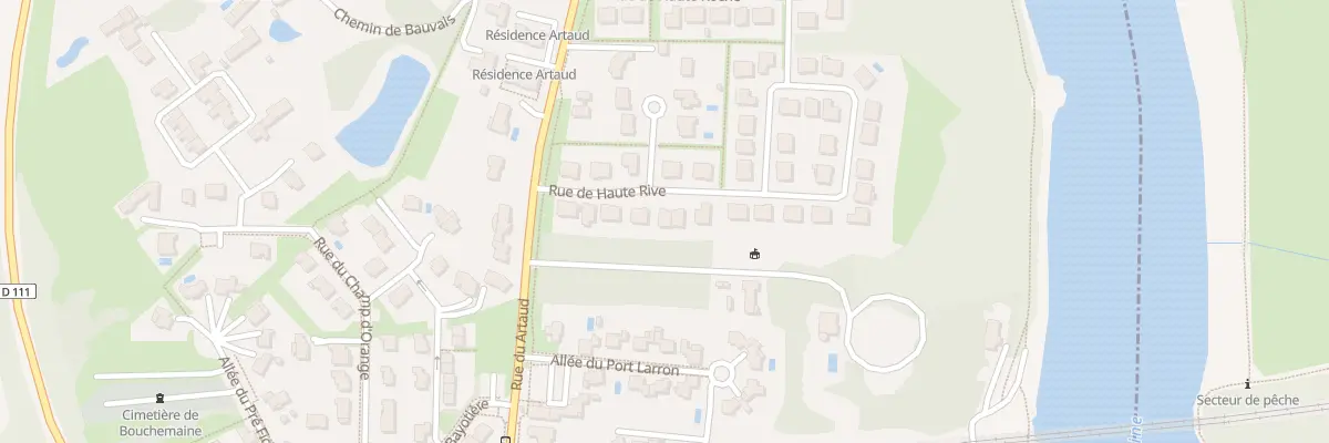 Plan du 10 Rue de Haute Rive à Bouchemaine