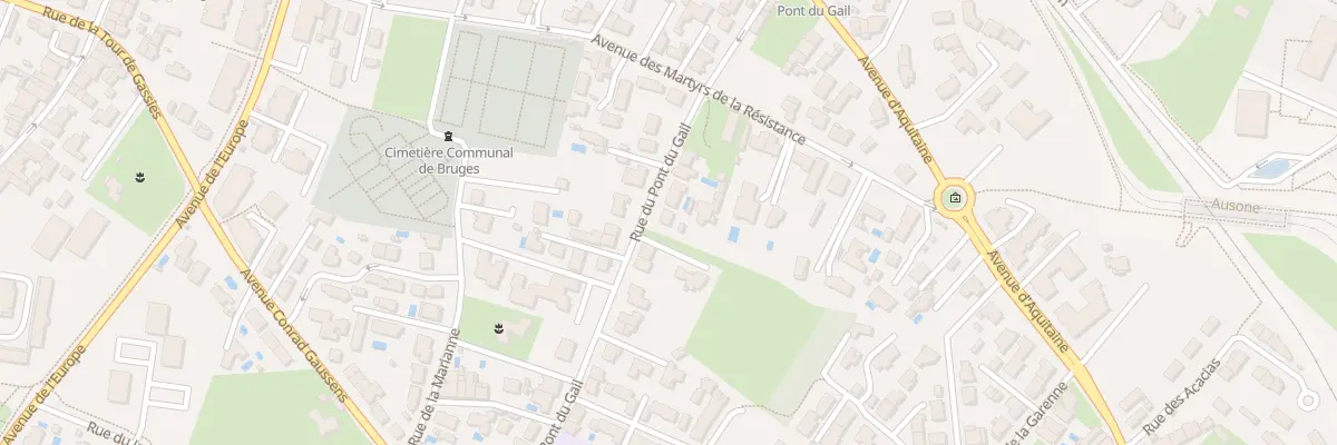 Plan du 20 Rue du Pont du Gail à Bruges