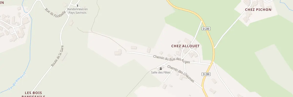 Plan du 20 Che du Bois des Auges à Grandjean