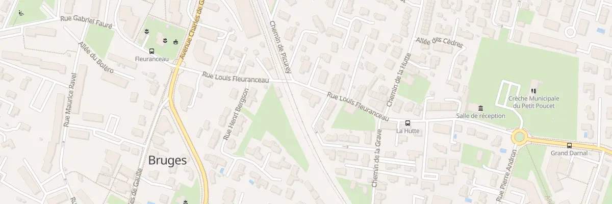 Plan du 11 Rue Louis Fleuranceau à Bruges
