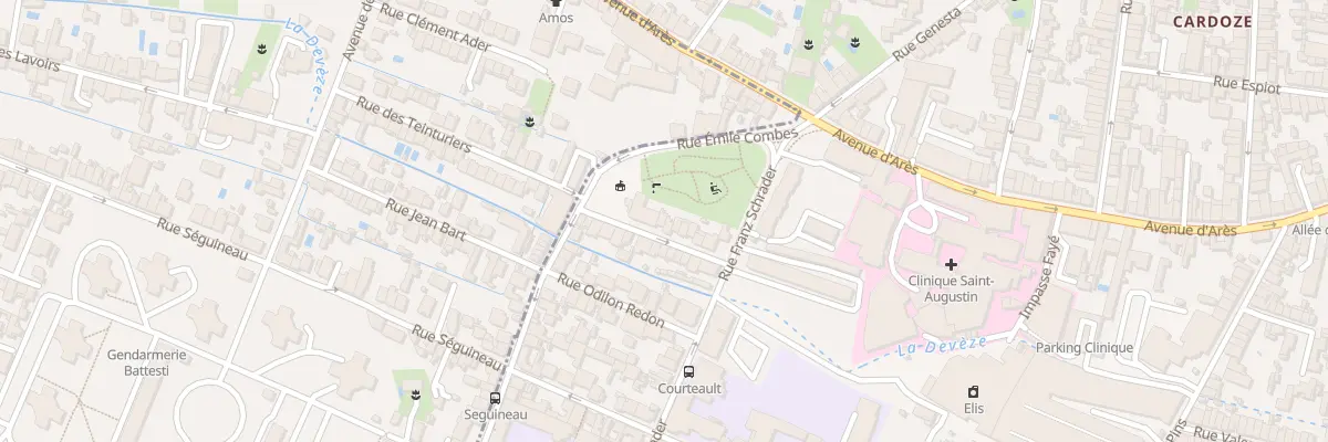 Plan du 10 Rue du Onze Novembre à Bordeaux