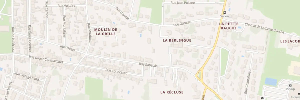 Plan du 25 Rue Rabelais à Saintes