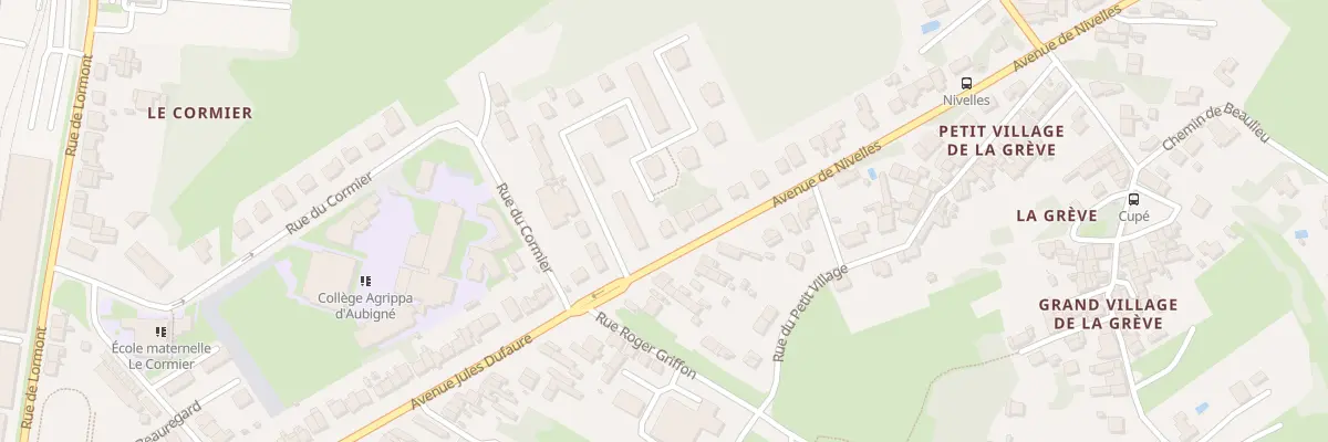 Plan du 127 Av de Nivelles à Saintes