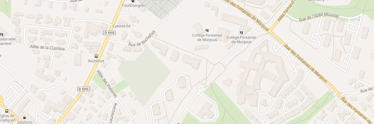 Plan du 13 Rue de Rochefort à Gradignan