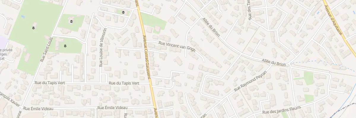 Plan du 10B Rue Vincent Van Gogh à Bruges