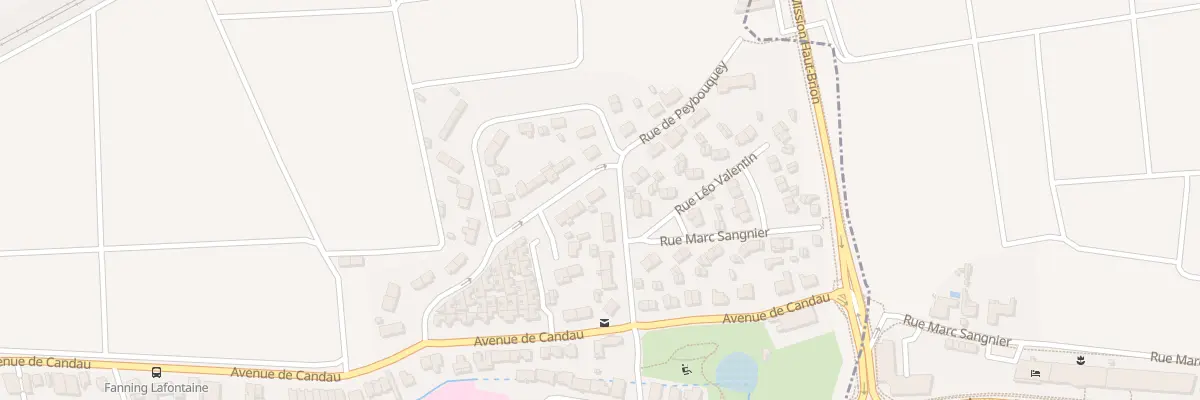 Plan du 31 Rue du Cdt Lherminier à Pessac