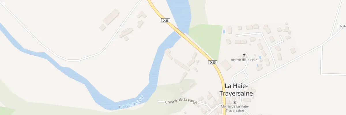 Plan du 1 Le Grand Pont à La Haie-Traversaine