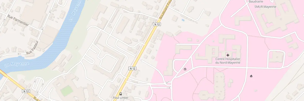 Plan du 342 Bd Paul Lintier à Mayenne