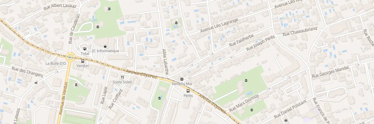 Plan du 49 Rue Faidherbe au Bouscat