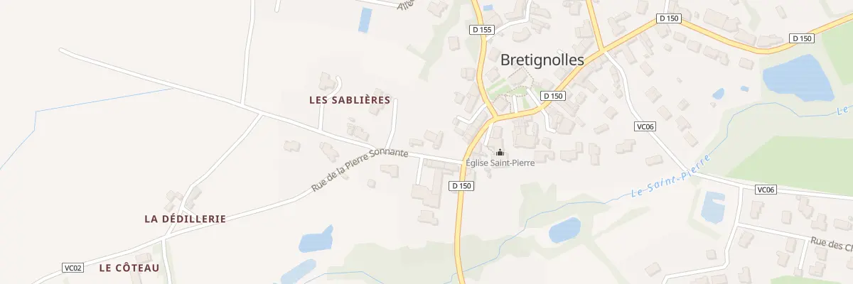 Plan du 8 Rue de la Pierre Sonnante à Bretignolles