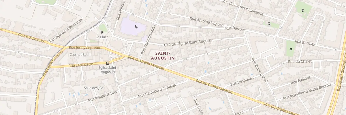 Plan du 53 Rue Sainte-Monique à Bordeaux