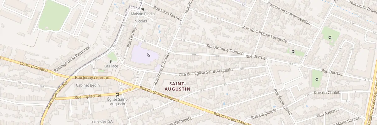 Plan du 214 Rue Berruer à Bordeaux