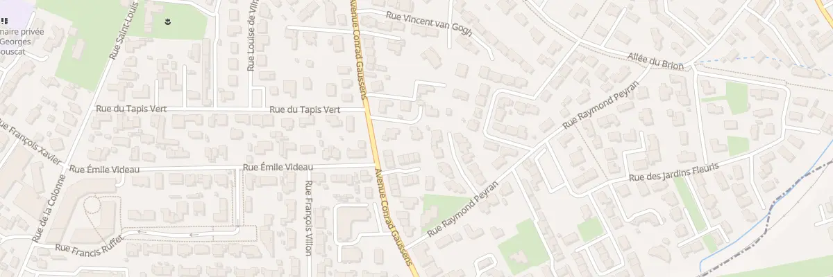 Plan du 92 Av Conrad Gaussens à Bruges