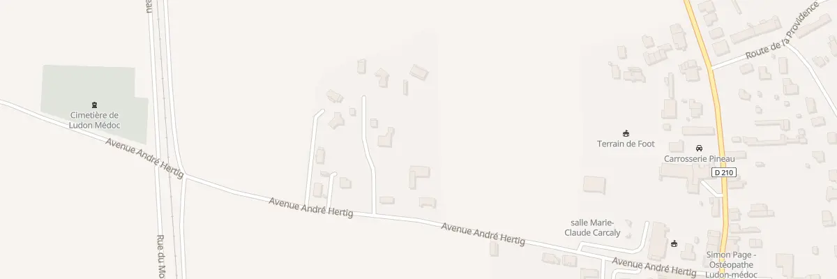Plan du 21 Av André Hertig à Ludon-Médoc